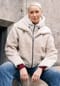 AMBER & JUNE Plüschjacke mit abnehmbarem Westenteil Bild 9