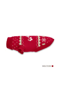WOLTERS Hunde-Strickpullover - SANTA - 