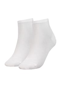 TOMMY HILFIGER - Socken, uni, 2er-Pack, für Damen - grau meliert