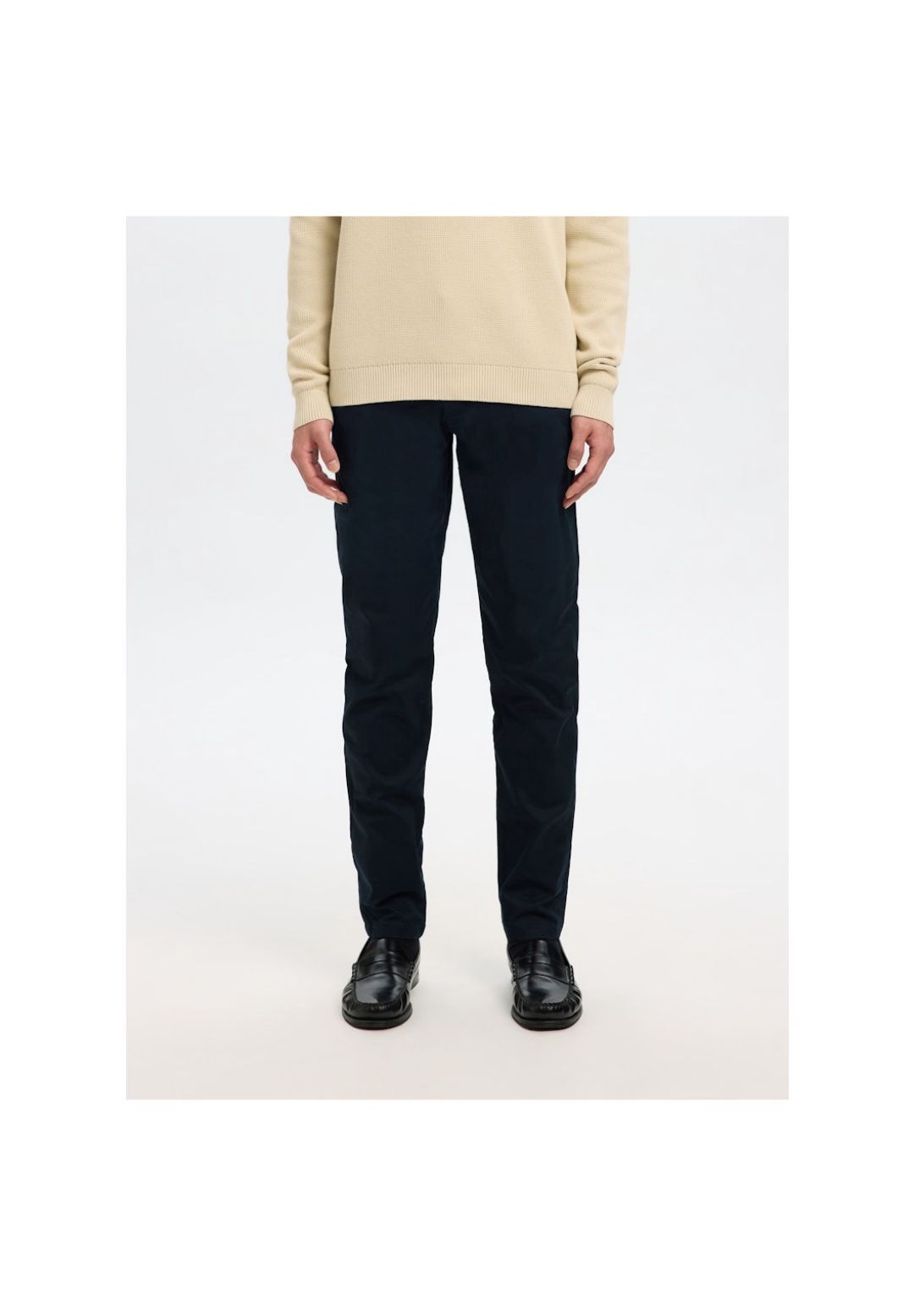 Selected Chinohose "Miles", Slim Fit, FüR Herren, Blau, 32/32