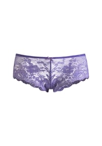 LASCANA - Panty, florale Spitze, Zierschleife, für Damen - 30 TURQUOISE