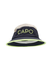CAPO - Fischerhut, Materialmix kurze Krempe, UV 50 - aqua