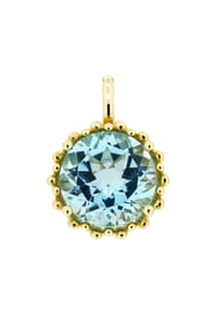 Orolino - Anhänger 585/- Gold 1 Blautopas (beh) - gelb