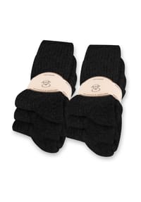 normani® - 6 Paar Norweger-Schafwollsocken - Anthrazit