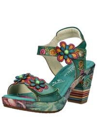 LAURA VITA® - Leder Sandalen - Grün