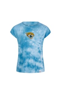 RE:COVERED - T-Shirt NFL Jaguars für alle Jacksonville Jaguars-Fans - Aqua Tie-Dye