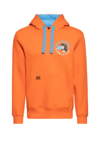 KING KEROSIN - Hoodie mit lustigem Rückenprint Bubble Gum - hellblau