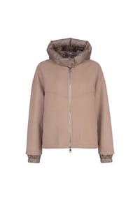 BLONDE NO.8 - Jacke JERRY mit abnehmbarer Kapuze - BROWN