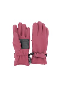 maximo® - KIDS-Fingerhandschuhe Softshell, Klettriegel - 46 SCHWARZ