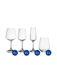 Villeroy & Boch Wein- und Sektgläser Ovid 16er Set transparent - OVID - transparent