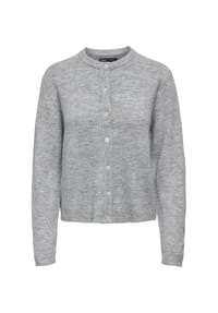 ONLY® - Strickjacke Simoni, Knopfleiste, für Damen - 179075 GREY MEL.