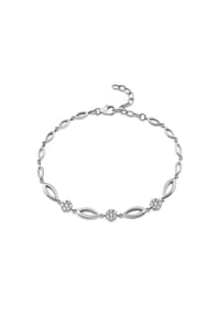 MONCARA - Damen Armband, 585er Weißgold, 21 Diamanten zus. ca. 0,60 Karat - Weißgold