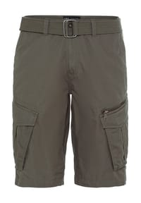 DUNMORE - Cargo-Bermudas, Baumwolle, Gürtel, für Herren - ANTHRAZIT