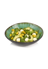 SÄNGER Steingut Geschirrserie Palm Beach - Palm Beach - Türkis - Eierbecher Set 4-teilig