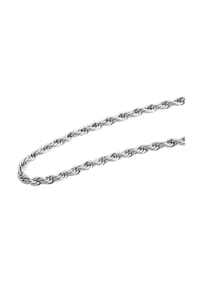 Adelia's Bold Style - Halskette – Kordelkette aus Edelstahl 70 cm - silber