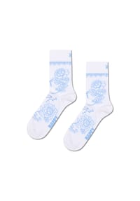 HAPPY SOCKS - Socken, Bridal Floral-Print - 1000 WHITE