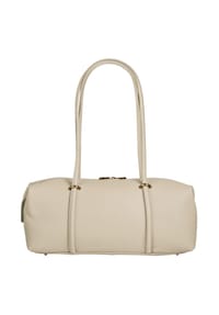 Cluty - Handtasche FLIORI Echt Leder, Made In Italy - beige