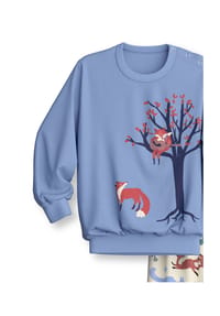 CALIDA - Kinder Bündchen-Pyjama Toddlers Outdoor - hydrangea blue