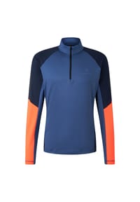 FIRE + ICE - Funktionsshirt, reflektierend, Stehkragen, für Herren - 396 BLUE