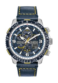 CITIZEN® RADIO CONTROLLED - Herren Funk-Chronograph "JY8078-01L" - SILBER/BLAU