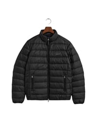 GANT - Herren Daunen-Steppjacke - LIGHT DOWN JACKET, Reißverschluss, Stehkragen - Schwarz