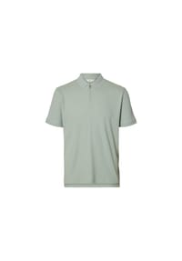 SELECTED - Polo - Aqua Gray