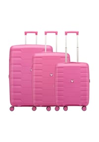 RONCATO Skyline 2.0 - Skyline 2.0 4 Rollen Kofferset 3-teilig mit Dehnfalte - arancio