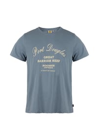 ROADSIGN® australia - Herren T-Shirt Port Douglas mit Vorderprint, klassischer Australia Style mit Rundhalsausschnitt, perfektes Sommer-Shirt - blau