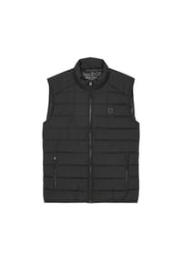 Marc O'Polo - Herren Steppweste - Woven Outdoor Vest, Stehkragen, Zipper, uni - Blau