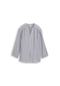 TOM TAILOR - 1050771 blouse fem, 40076 NAVY WHITE, 36 - 39661 BLUE HAZE