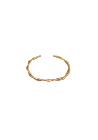 LES REINES - Rope Twist – Armspange, 24K vergoldet - Gold