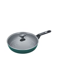 Berndes® - Schmorpfanne Eco Recycle+deckel, Aluminium, Grün, Ø 28 cm - grün