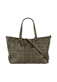 Samantha Look - Shopper Echt Leder, Made In Italy - blau