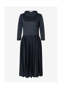 MORE & MORE - Etuikleid, Stehkragen, für Damen - 0375  MARINE