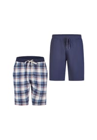 Phil & Co. Berlin - Pyjamashorts Cozy Classics - kariert-marine