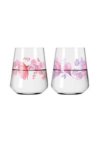 RITZENHOFF Wasserglas-Set, 2-teilig - SOMMERSONETT - PINK, LILA