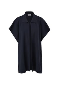 s.Oliver - Poncho, Hemdkragen, für Damen - 5959  BLUE