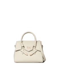 Sécret Pon-Pon - Handbag - Milky White and Gold