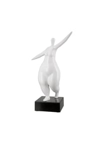 GILDE - Skulptur "Lady" - weiß