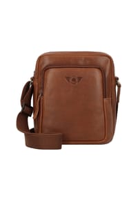 GREEN BURRY Vintage - Vintage Umhängetasche Leder 20 cm - natur