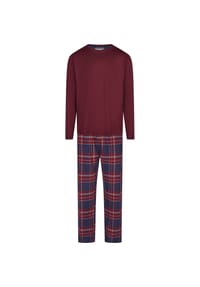 Phil & Co. Berlin - Pyjama Flanell - grau/schwarz
