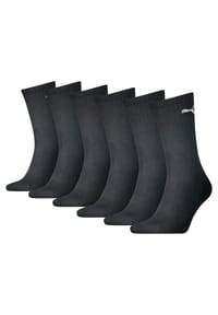 PUMA® - Sportsocken Regular Crew 6-Pack - Schwarz