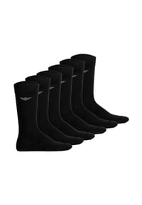 EMPORIO ARMANI - Herren Socken, 6er Pack - CASUAL COTTON, Kurzsocken, One Size - Marine