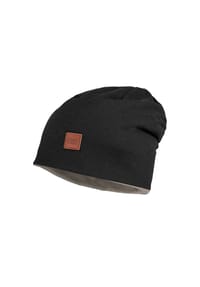 maximo® - KIDS-Beanie short, reversible - anthrazitmeliert/hellgrün