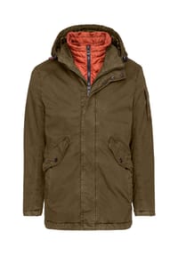 redpoint - Winter Parka aus Baumwolle mit abnehmbarer Kapuze REED - brown