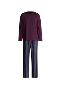 CALIDA - Herren Pyjama, lang Relax Streamline - 559 DEEP PETROL