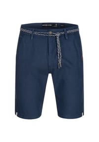 INDICODE - Shorts Leinen Sant Cugat - Dark Olive