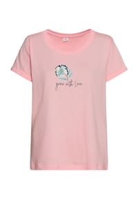 s.Oliver - Schlafanzug-Oberteil Perfect Nights, Rundhals, für Damen - 784 ROSE