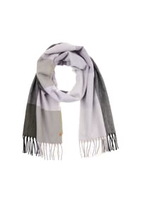 camel active - Karoschal mit Fransen - Lila