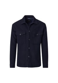 VENTI - Herren Hemdjacke uni - Blau